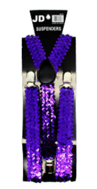 Suspender (Sequin) (Purple)