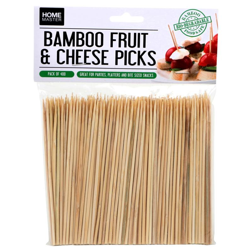 Bamboo Fruit & Cheese Snack Picks 400pc