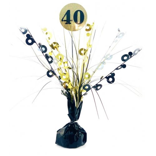 CENTREPIECE BLACK/GOLD #40