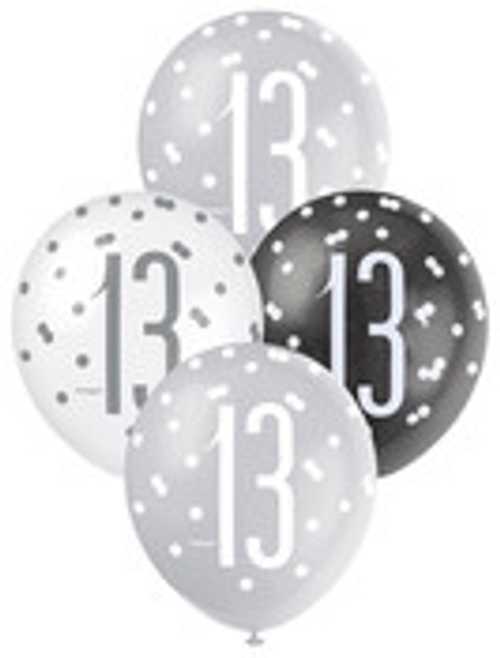 6 X 12" BLNS - BLK SVR WTE ASST 13 6 X 12" BLNS - BLK SVR WTE ASST 13