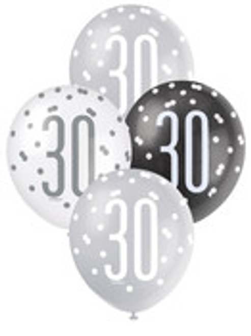 6 X 12" BLNS - BLK SVR WTE ASST 30 6 X 12" BLNS - BLK SVR WTE ASST 30