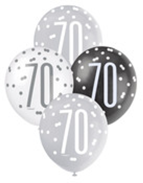 6 X 12" BLNS - BLK SVR WTE ASST 70 6 X 12" BLNS - BLK SVR WTE ASST 70