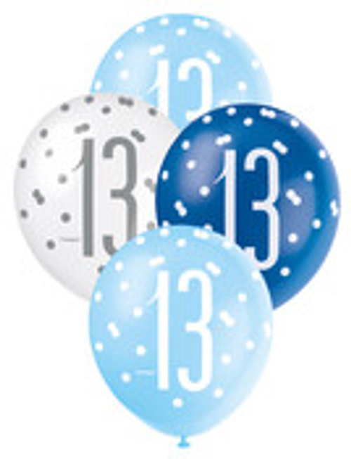 6 X 12" BLNS - BLUE WTE ASST 13 6 X 12" BLNS - BLUE WTE ASST 13