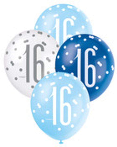 6 X 12" BLNS - BLUE WTE ASST 16 6 X 12" BLNS - BLUE WTE ASST 16