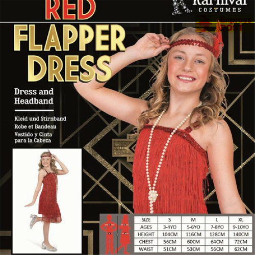 RED FLAPPER SIZE S