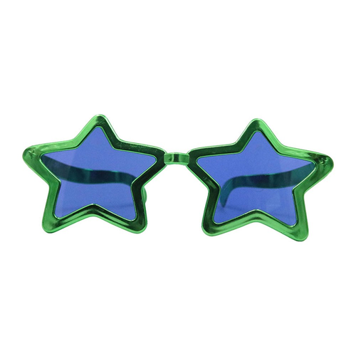 *JUMBO STAR GLASSES-GREEN