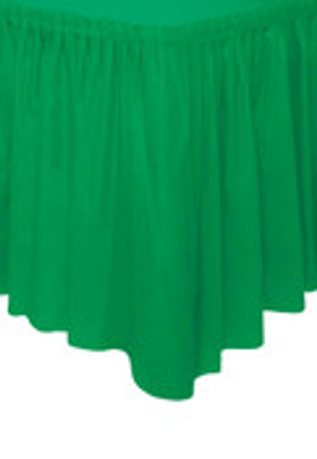 TABLESKIRT 29" X 14' - GREEN