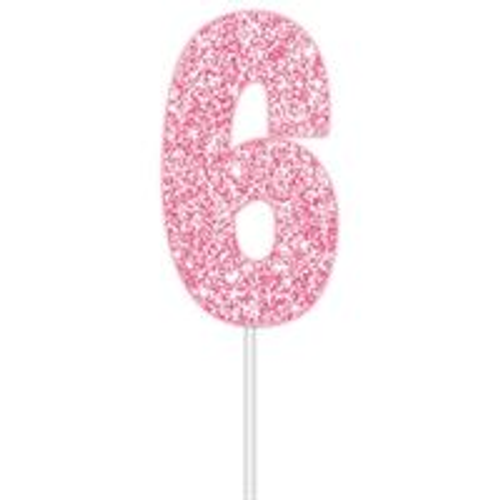 FSCMIX CAKE TOPPER GLT PINK 6