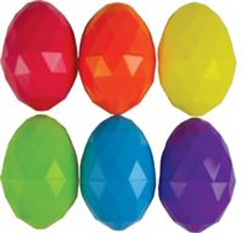 ESTR PLSTC EGG HEX 8PK