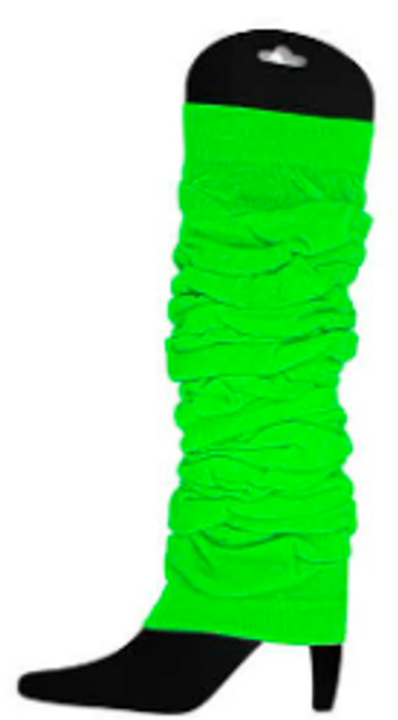 Plain Colour Leg Warmer (Fluro Green)