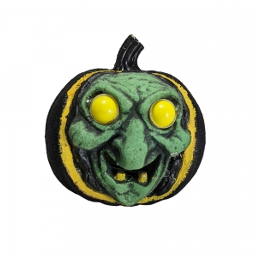 LIGHT UP PUMPKIN W/ GRIINING WITCH, 24CMX22CM X22CM, INCLUDES BATTERIES LIGHT UP PUMPKIN W/ GRIINING WITCH, 24CMX22CM X22CM, INCLUDES BATTERIES