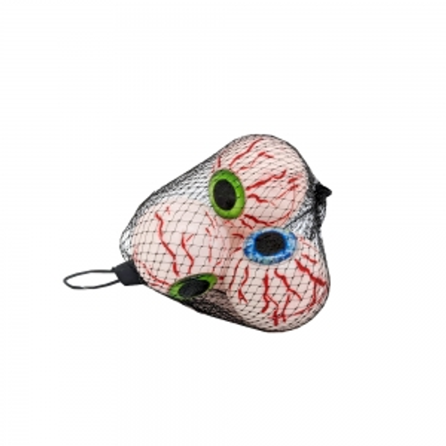 PK/4 GLOW IN THE DARK SCARY EYEBALLS 5X5X5CM PK/4 GLOW IN THE DARK SCARY EYEBALLS 5X5X5CM