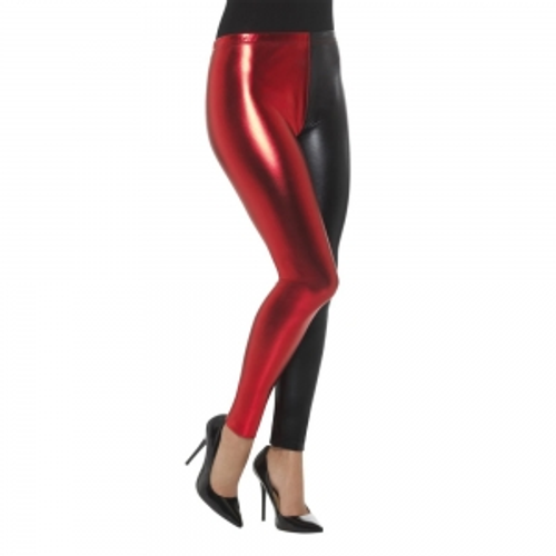 RED &BLACK LEGGINGS IN HANGSELL W/ COLOUR CARD