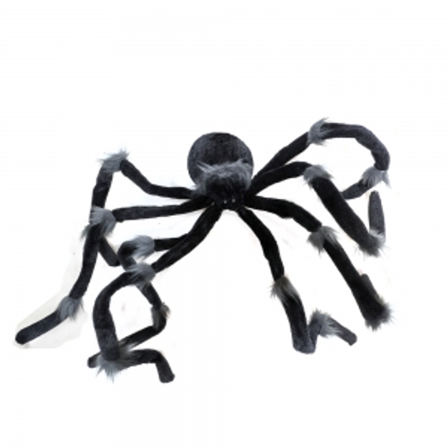 SHAKING SPIDER, GREY TRIM ON LEGS W/LIGHTS AND SOUND 120X23X10 CM SHAKING SPIDER, GREY TRIM ON LEGS W/LIGHTS AND SOUND 120X23X10 CM