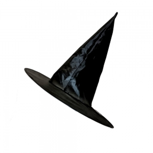 38X 36 CM BLACK WITCHES HAT WITH HANG TAG 38X 36 CM BLACK WITCHES HAT WITH HANG TAG