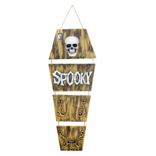 60" ANIMATED HANGING COFFIN 60" ANIMATED HANGING COFFIN
