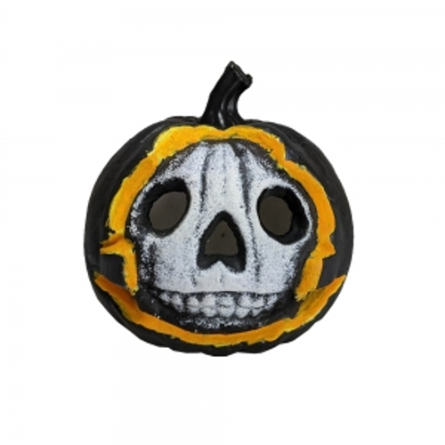 PUMPKIN W/ COLOR CHANGING LED, 21CMX19CMX 19CM PUMPKIN W/ COLOR CHANGING LED, 21CMX19CMX 19CM