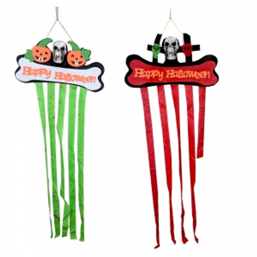 ASSD COLOURFUL HAPPY HALLOWEEN WALL HANGING 1PC ASSD COLOURFUL HAPPY HALLOWEEN WALL HANGING 1PC