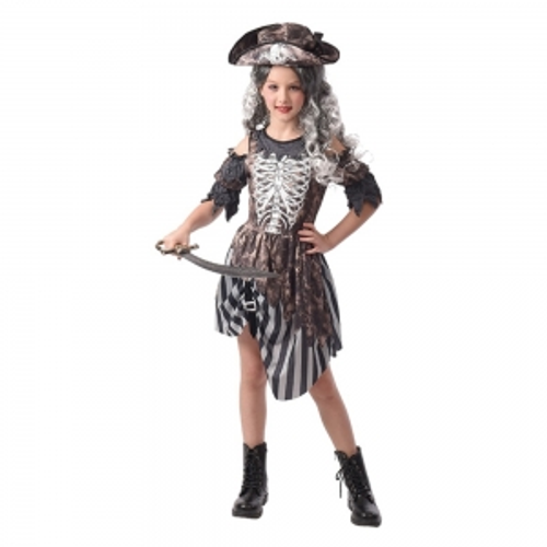 GIRLS ZOMBIE PIRATE GIRL DRESS HAT