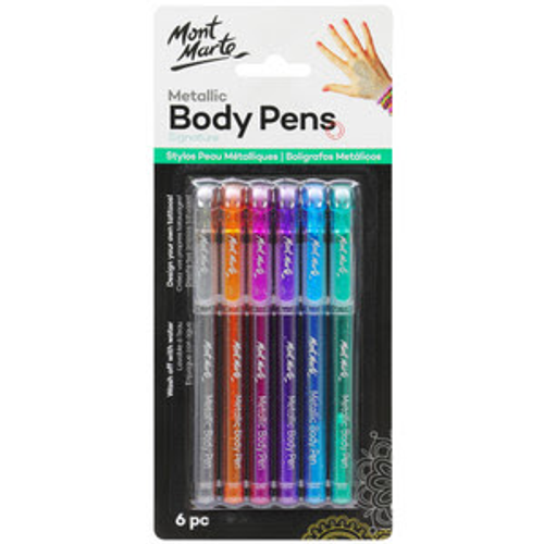 MM Metallic Body Pens 6pc