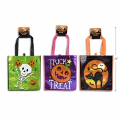 HWEEN NON-WOVEN METALLIC BAG 30X33/55CM 3ASST 1PC HWEEN NON-WOVEN METALLIC BAG 30X33/55CM 3ASST 1PC