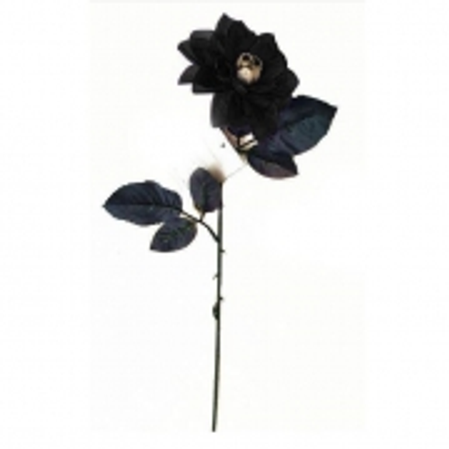 HWEEN FLOWER W/SKULL 7X40CM GREY HWEEN FLOWER W/SKULL 7X40CM GREY