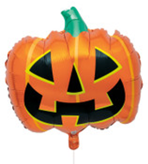 25" JACK-O-LANTRN FL BLN W RBN 25" JACK-O-LANTRN FL BLN W RBN