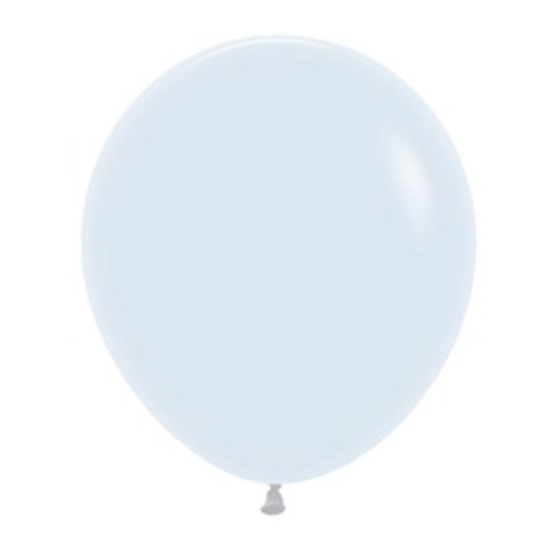 Fashion White 45cm Round Balloons