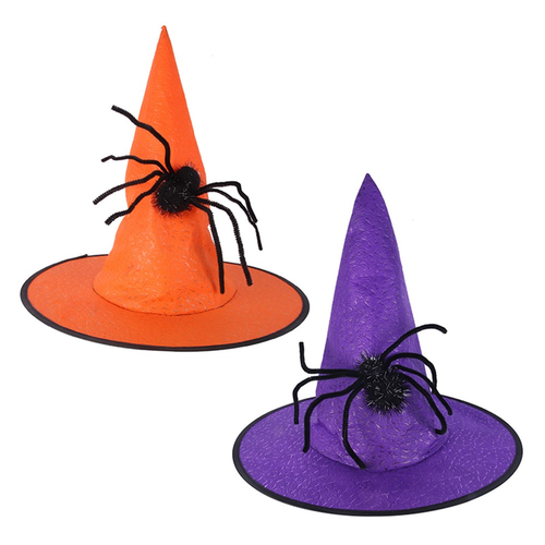 2A SPIDER WITCH HAT 1PC 2A SPIDER WITCH HAT 1PC