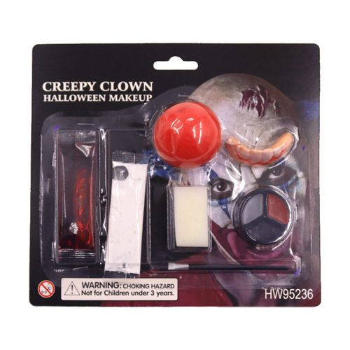 CREEPY CLOWN MAKE UP KIT