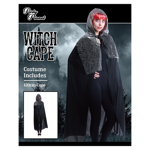 WITCH HOODED CAPE-ONE SIZE WITCH HOODED CAPE-ONE SIZE