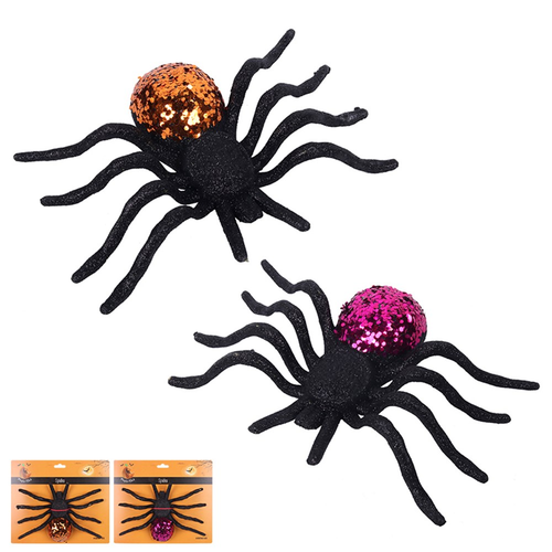 20CM GLITTERED SPIDER 20CM GLITTERED SPIDER