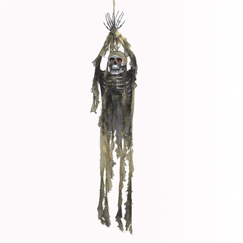 150CM ANIMATED HANGING SKELETON 150CM ANIMATED HANGING SKELETON