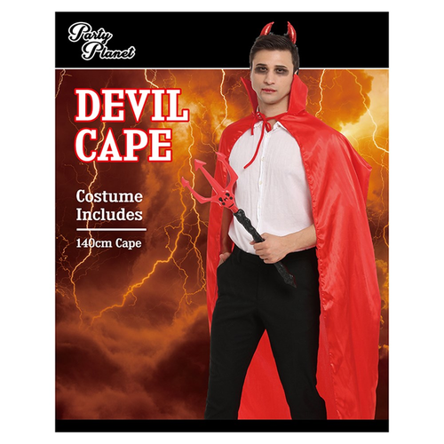MENS DEVIL CAPE-ONE SIZE MENS DEVIL CAPE-ONE SIZE