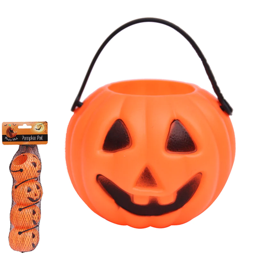 4PK MINI PUMPKIN PAIL 4PK MINI PUMPKIN PAIL