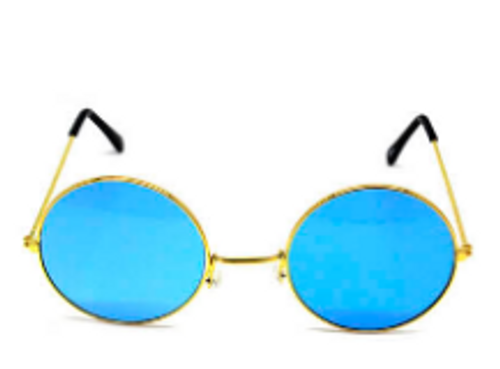 Party Glasses Hippie (S) (Blue)