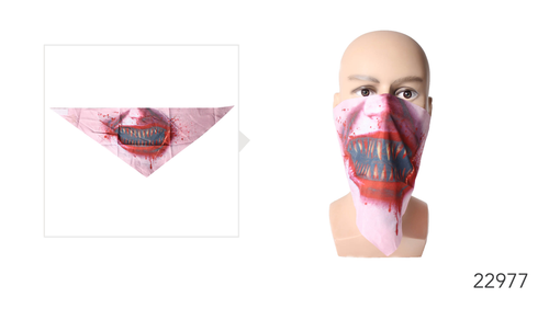 Gory Mouth Bandana Halloween