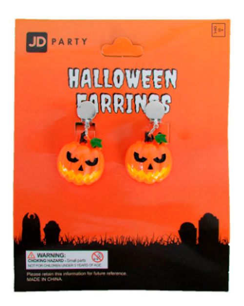 Halloween Earrings (Pumpkin) Halloween Earrings (Pumpkin)