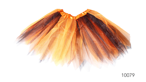 Tutu (M) Halloween Orange & Black