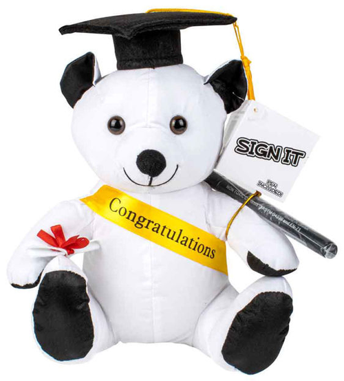 SIGNATURE GRADUATION BEAR 20CM WITH TEXTA