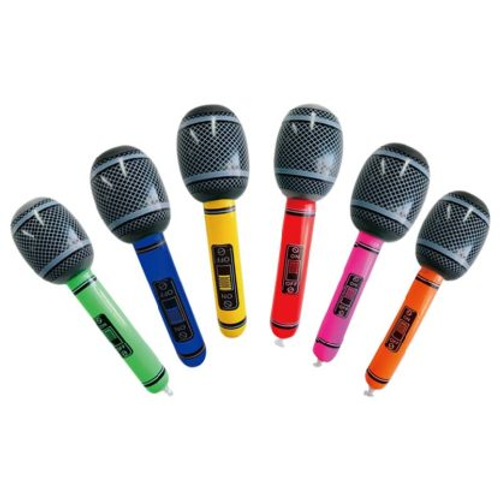 PVC Inflatable Microphone - 30CM 1pc