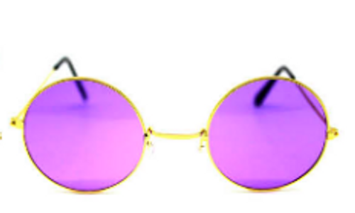 Party Glasses Hippie (S) (Purple)