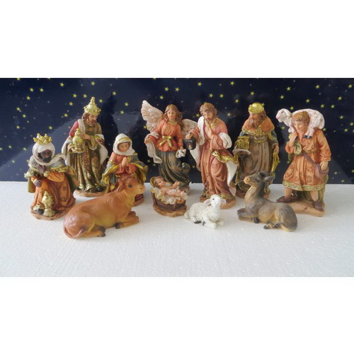 NATIVITY SET S/11, 6.3"/15.5CM