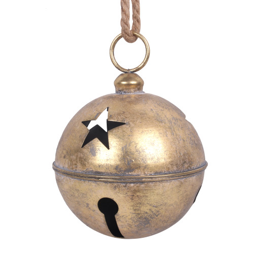 GOLD METAL BELL 24CM