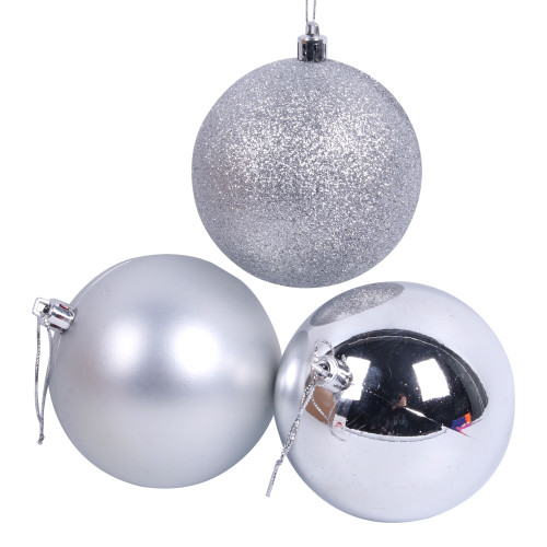 8X5CM SILVER BAUBLES