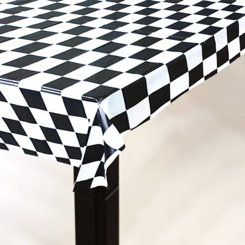 Black & White Checkered Tablecloth 130*180cm