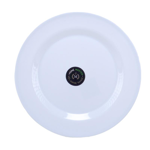 Melamine Plate Round 20cm Dia x 1.5cm - White