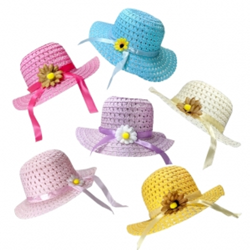 ASSD GIRLS  EASTER  HAT  W/ HANG TAG