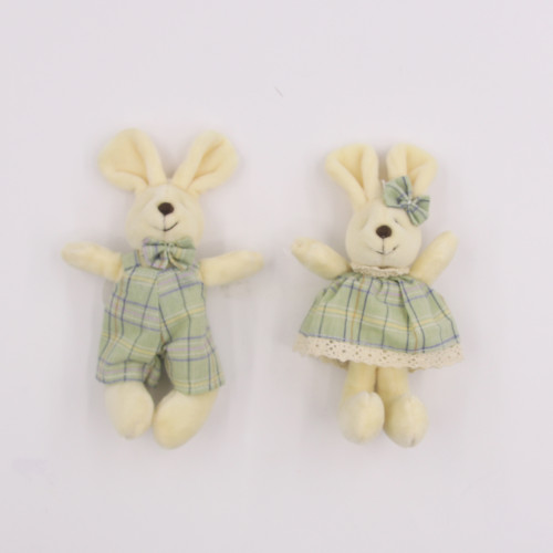 2A FABRIC BUNNIES 12CM 1pc