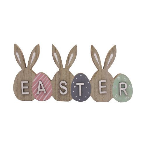 EASTER SIGN 25X12X2.1CM